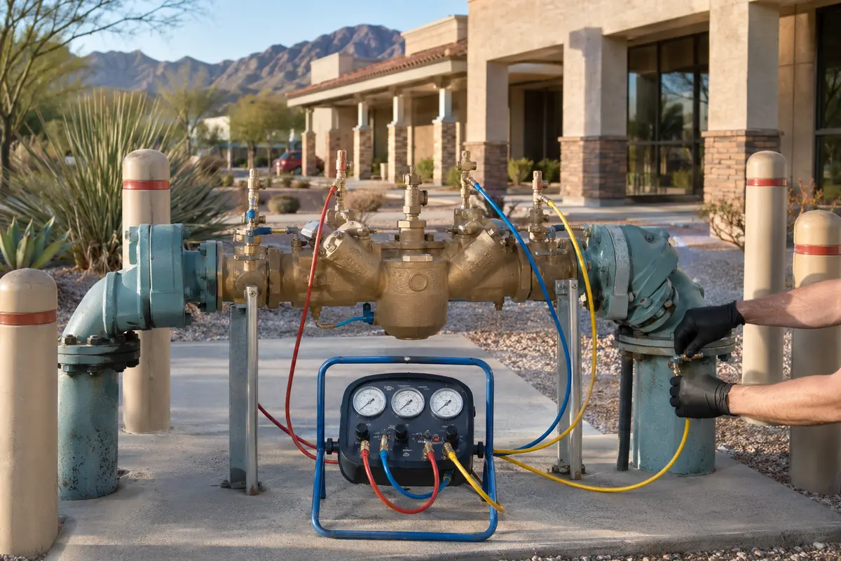Backflow assembly gauges and test equipment